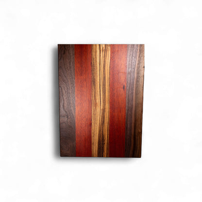 Walnut, Zebra, Padauk Charcuterie Boards/Serving Board/Cutting Board