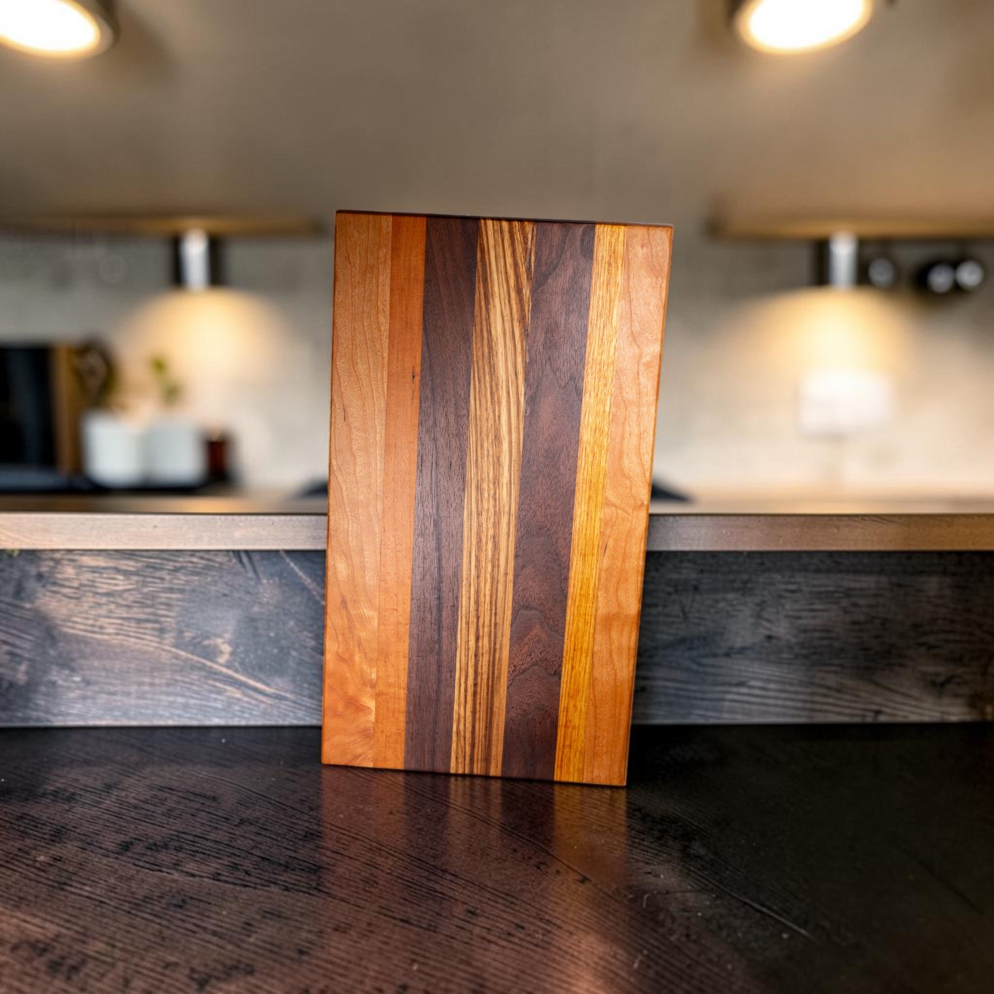 Walnut, Zebra, and Cherry Wood Charcuterie Boards/Serving Board/Cutting Board