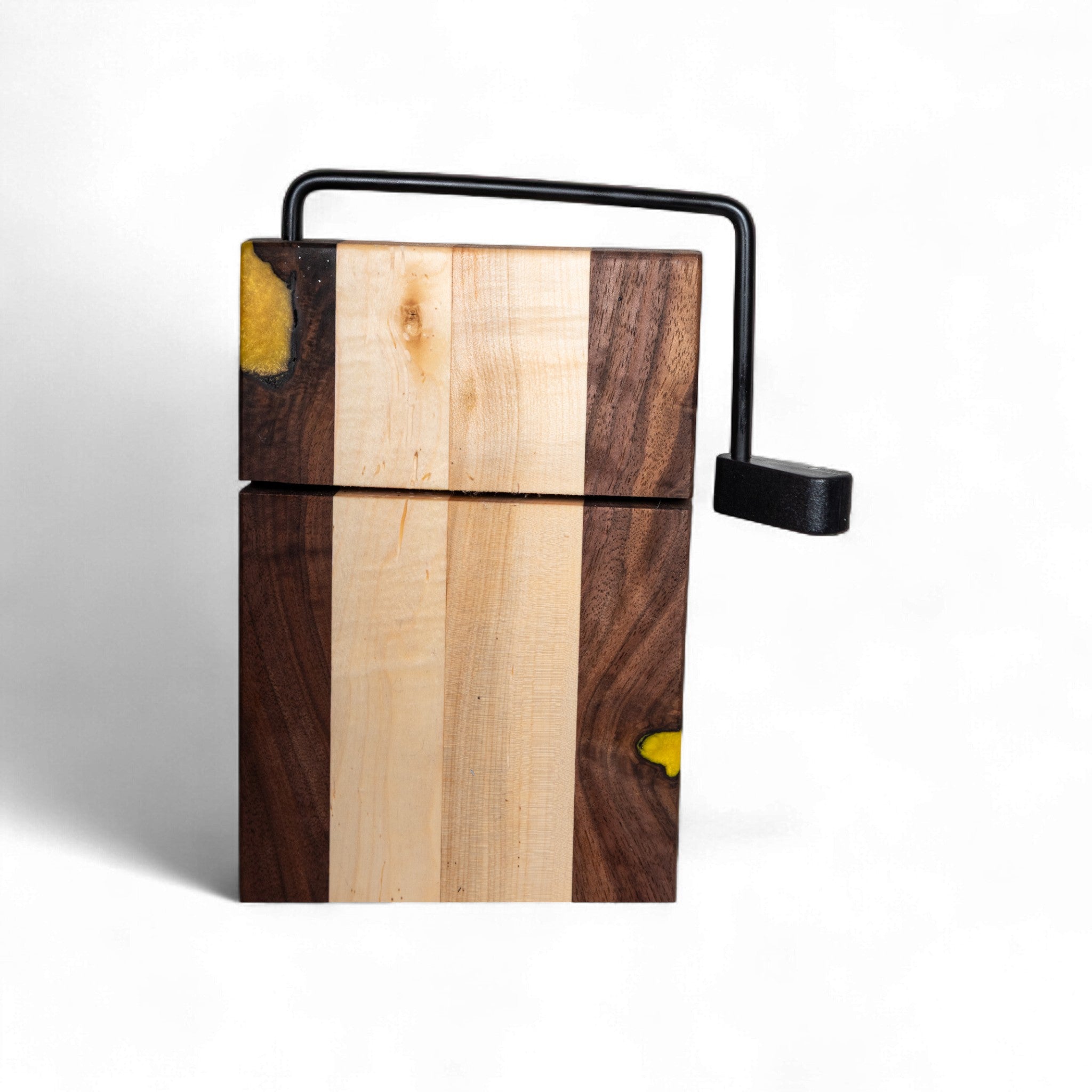 Walnut and Maple Cheese Slicer Board