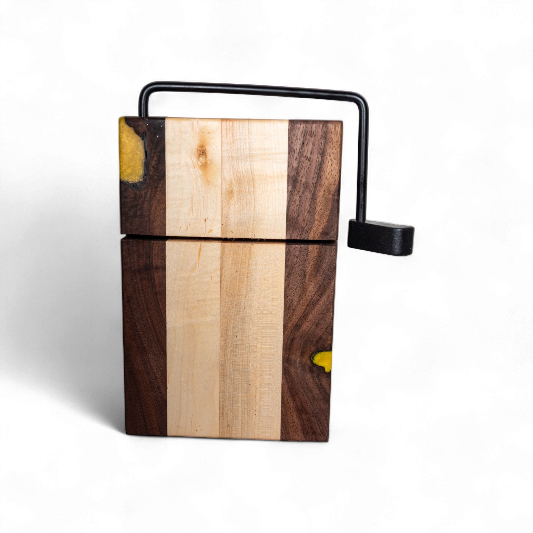 Walnut and Maple Cheese Slicer Board