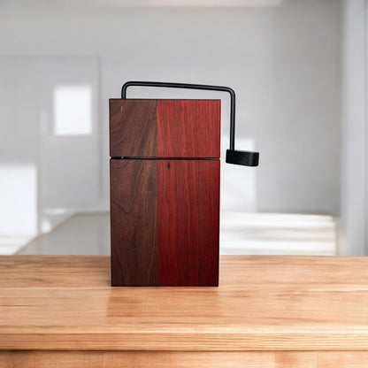 Walnut and Padauk Wood Cheese Slicer Board