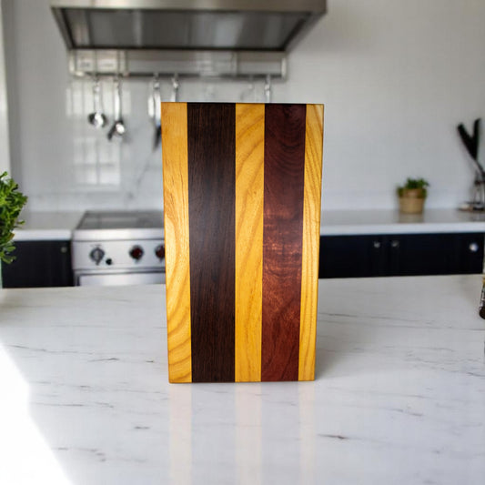 Wenge, Mulberry and Purpleheart Charcuterie Boards/Serving Board/Cutting Board