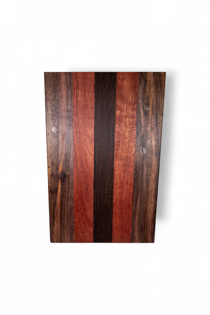 Wenge, Walnut, and Blood Wood Charcuterie Boards/Serving Board/Cutting Board
