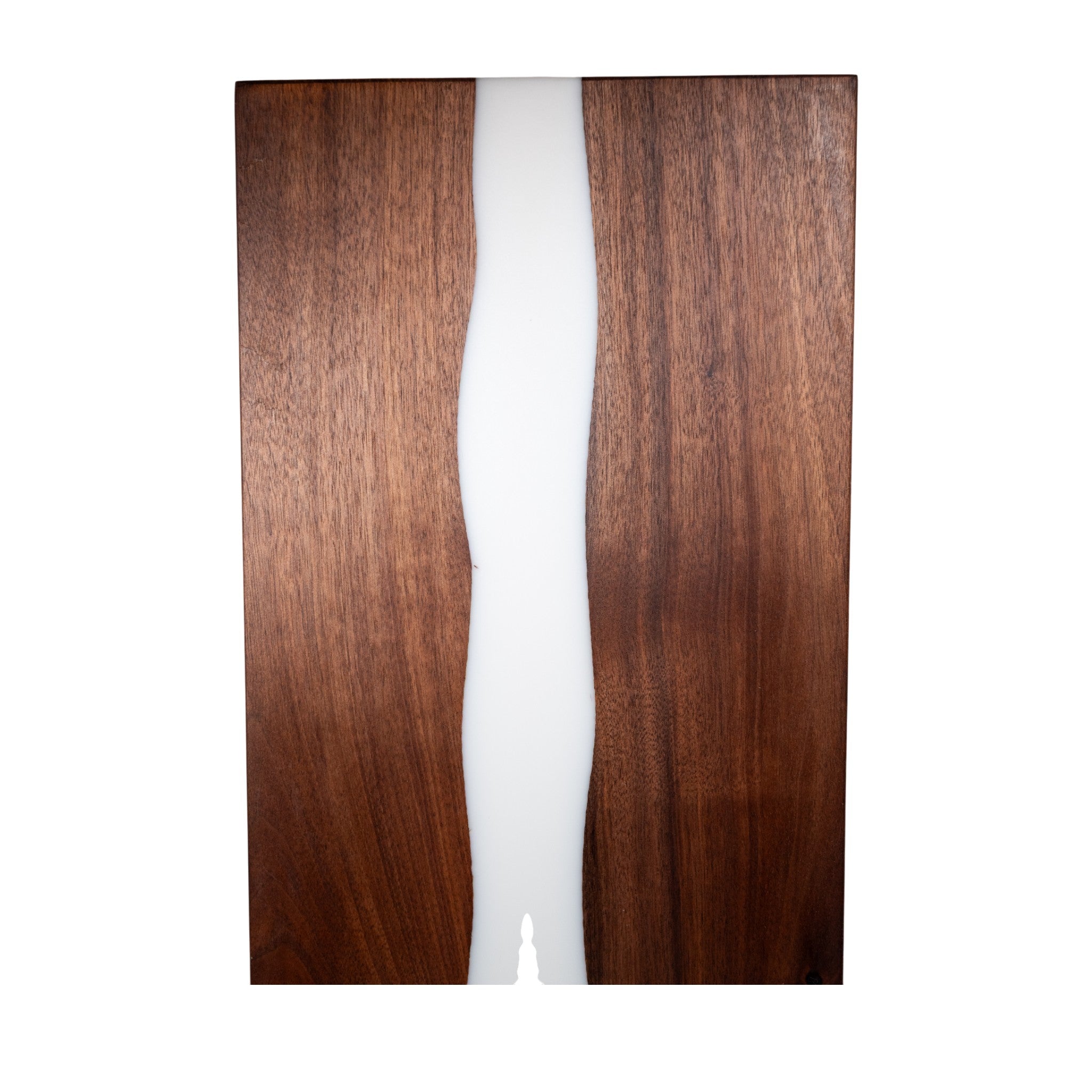 White Epoxy with Walnut Charcuterie Boards/Serving Board