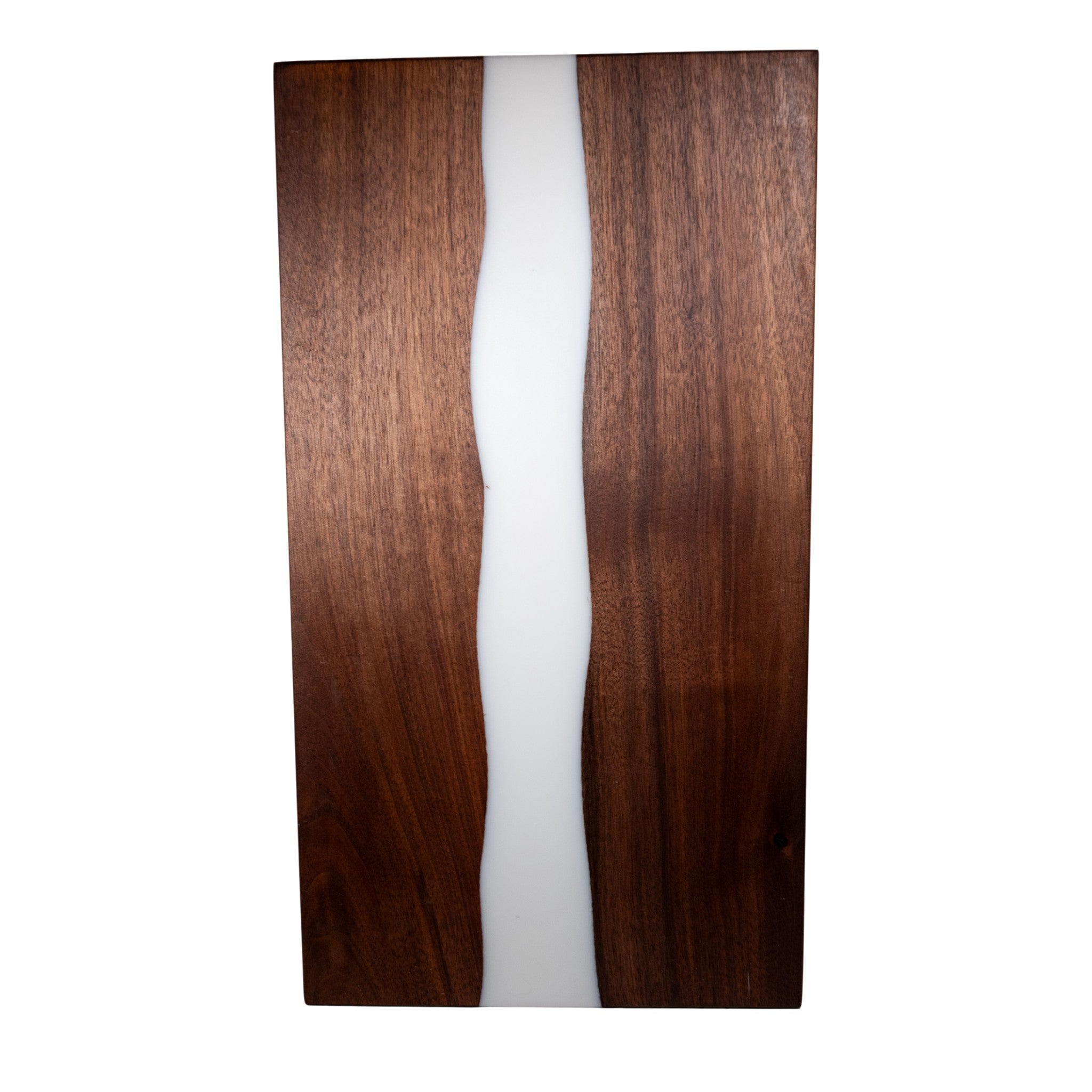 White Epoxy with Walnut Charcuterie Boards/Serving Board