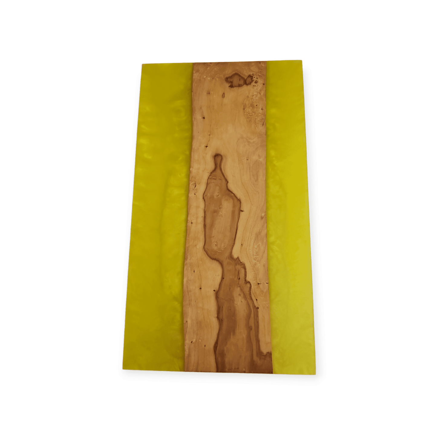 Yellow Epoxy Apple Charcuterie Boards/Serving Board