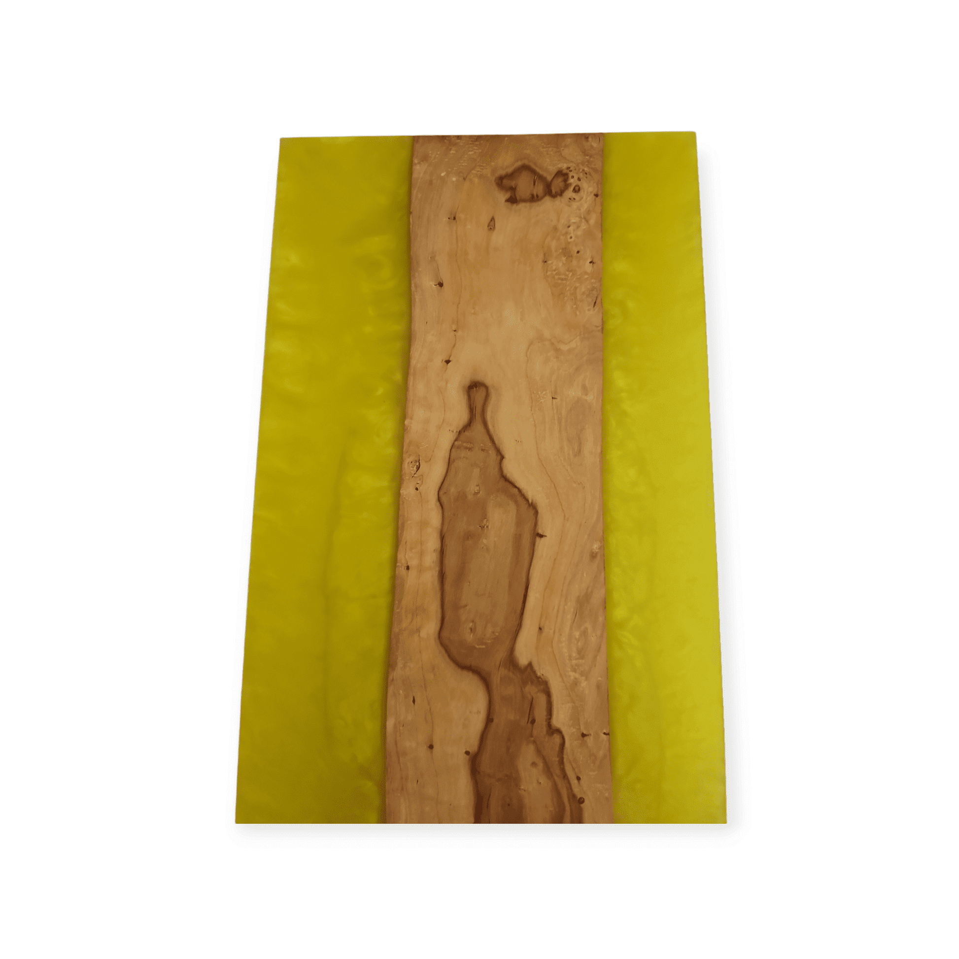 Yellow Epoxy Apple Charcuterie Boards/Serving Board