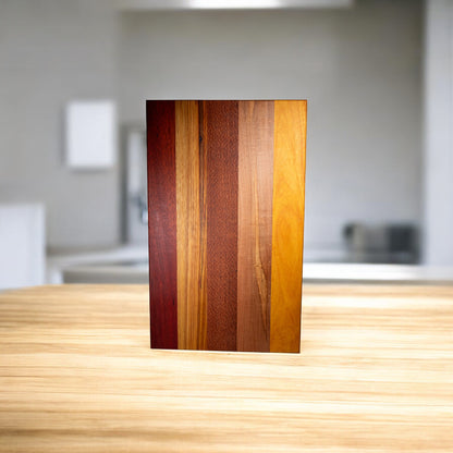 Yellow Heart, Zebra, Lace, Canary, and Padauk Wood Charcuterie Boards/Serving Board/Cutting Board