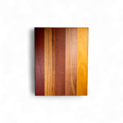 Yellow Heart, Zebra, Lace, Canary, and Padauk Wood Charcuterie Boards/Serving Board/Cutting Board