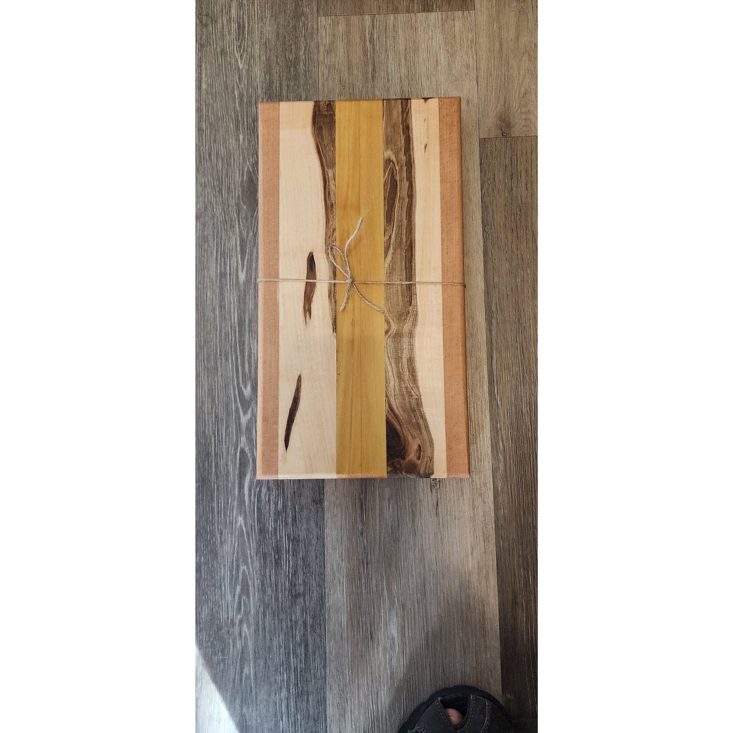 Yellowheart and Ambrosia Maple Cutting Board