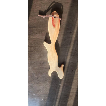 The Corner - Red Oak Wooden Squirrel oven rack puller push-me pull-you