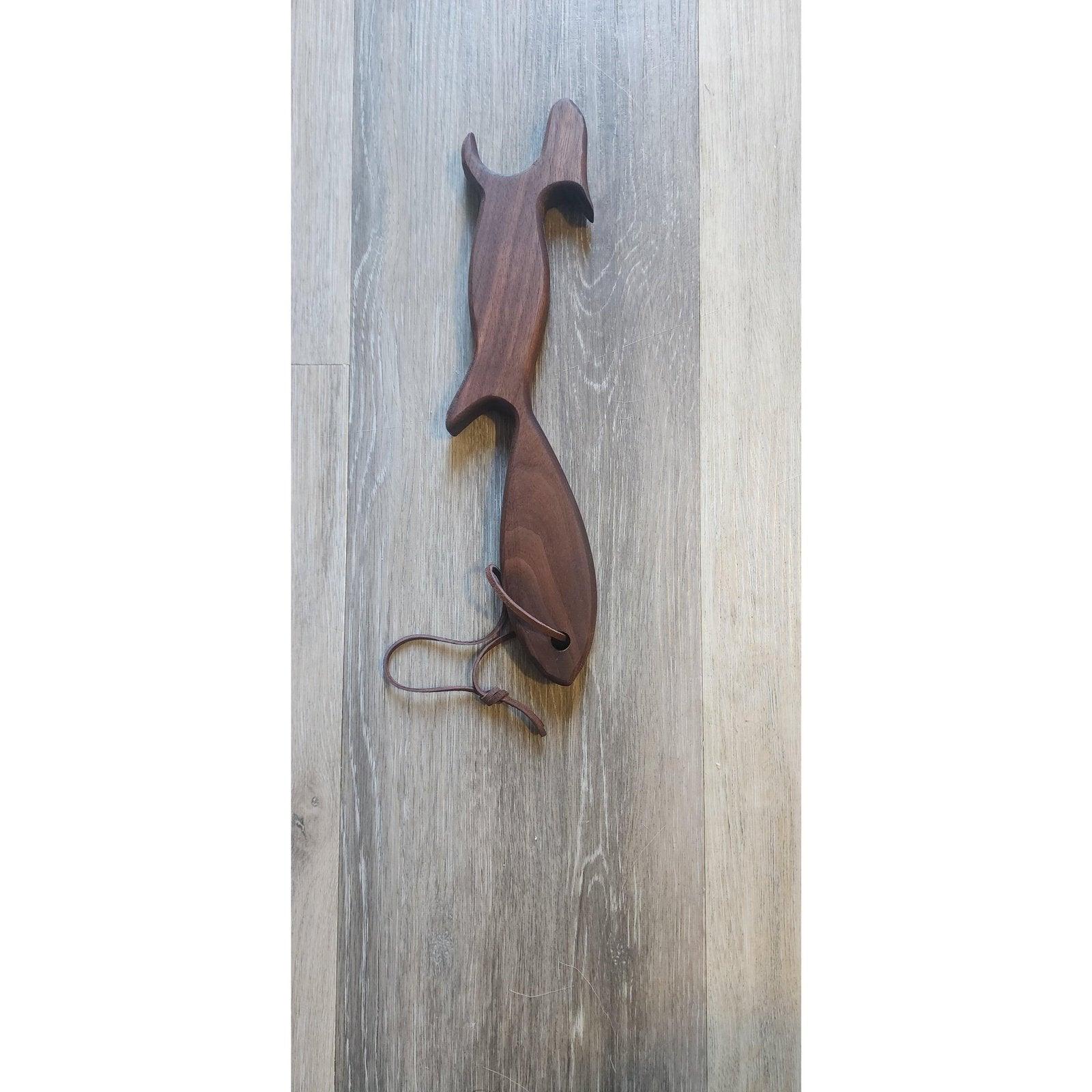 The Corner - Red Oak Wooden Squirrel oven rack puller push-me pull-you